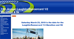 Desktop Screenshot of laughlinhalfmarathon.com