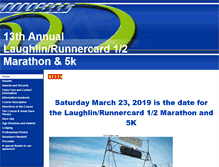 Tablet Screenshot of laughlinhalfmarathon.com